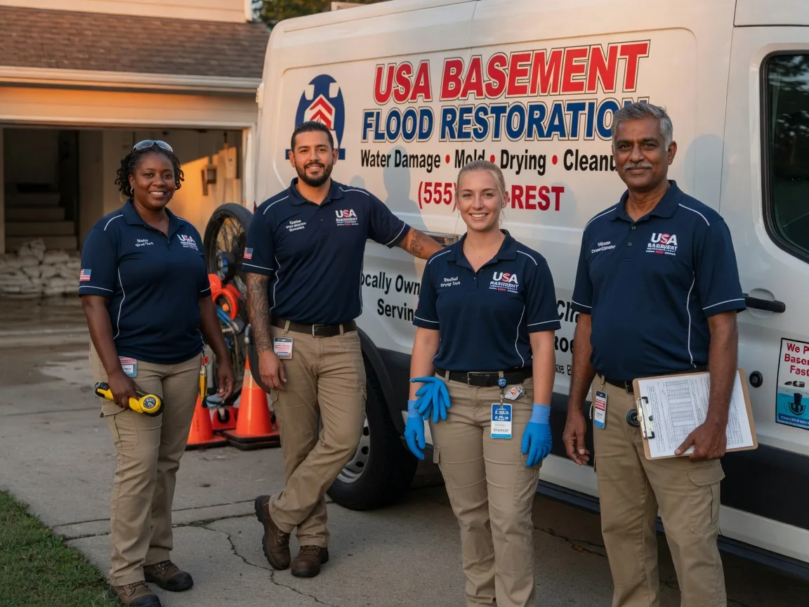 Basement Flood Cleanup company in Summit Lake, WI